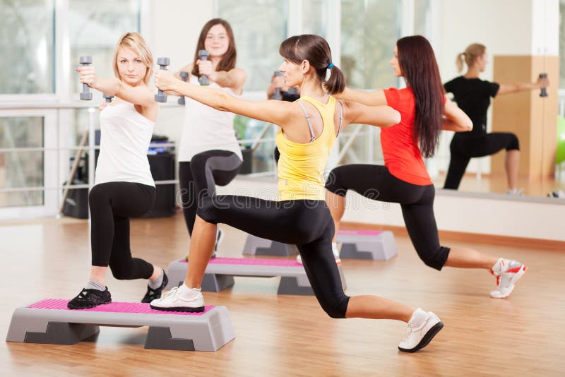 Agrupe o treinamento em um fitness center