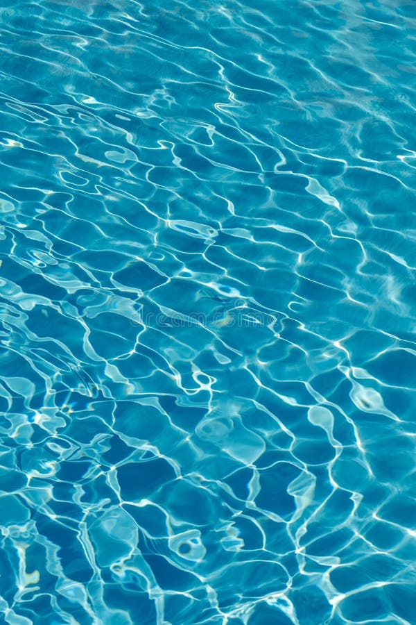 Agua Azul En Fondo De La Piscina Ondule El Agua En Piscina Con La Reflexión Del Sol Detalle 3965