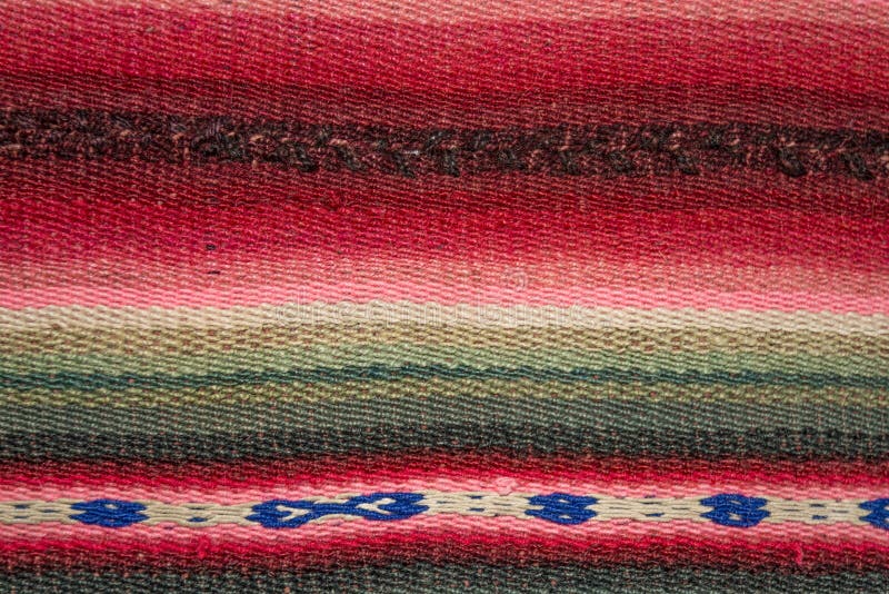 Aguayo andean loom royalty free stock photo