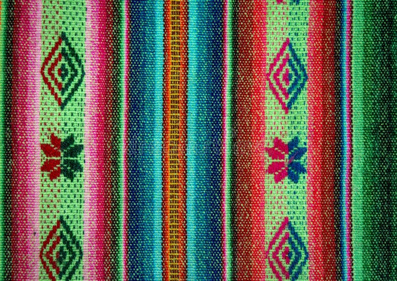 Aguayo andean loom royalty free stock photography