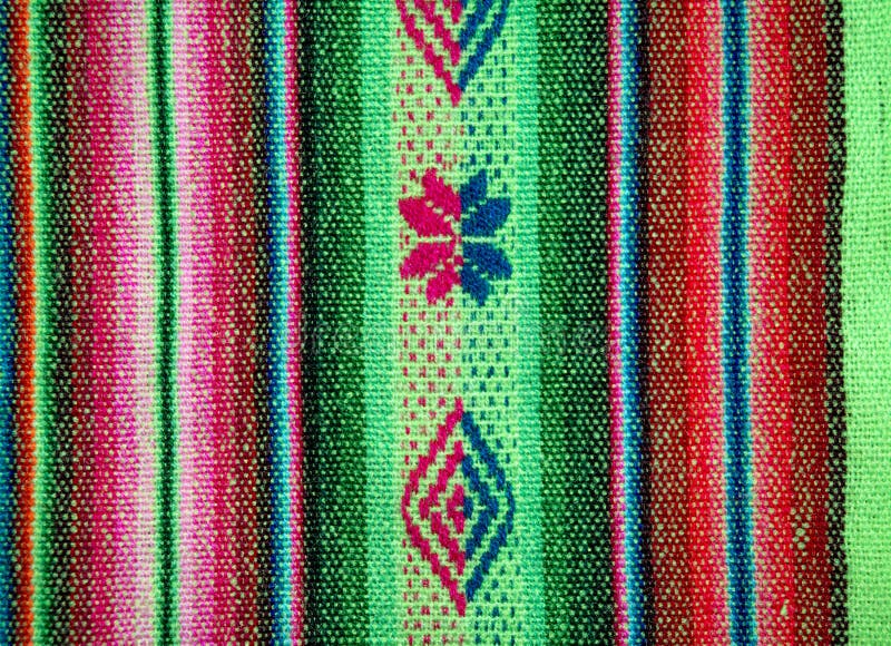 Aguayo andean loom royalty free stock image