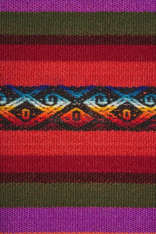 Aguayo andean loom stock images