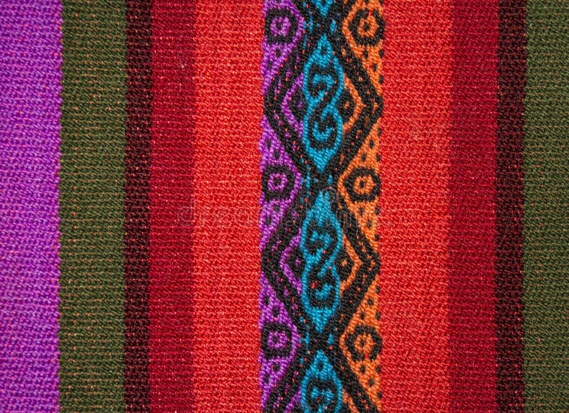 Aguayo andean loom royalty free stock images