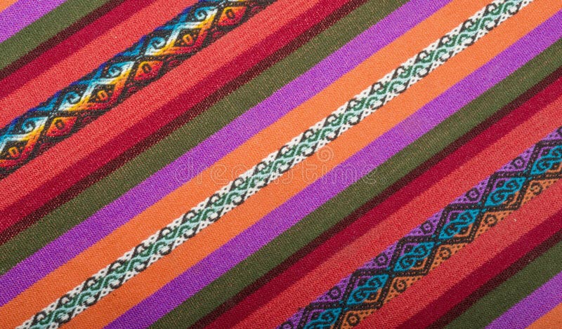 Aguayo andean loom royalty free stock images