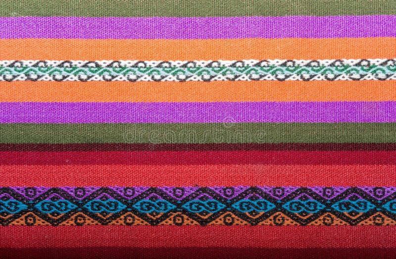Aguayo andean loom stock photos