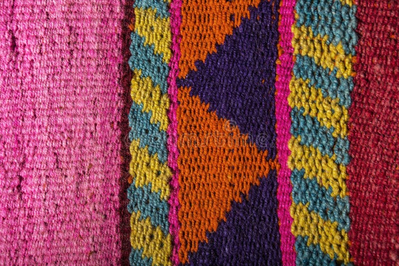 Aguayo andean loom royalty free stock images