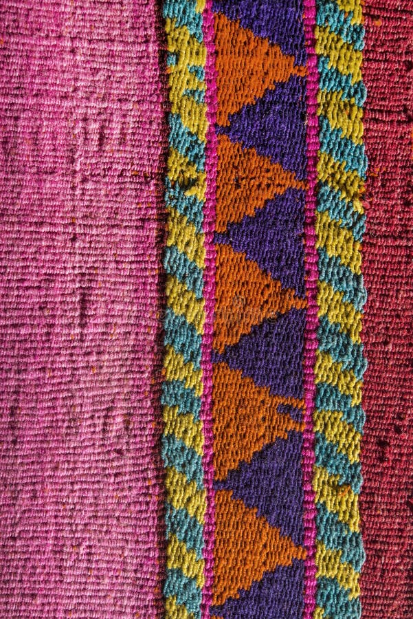 Aguayo andean loom stock photos