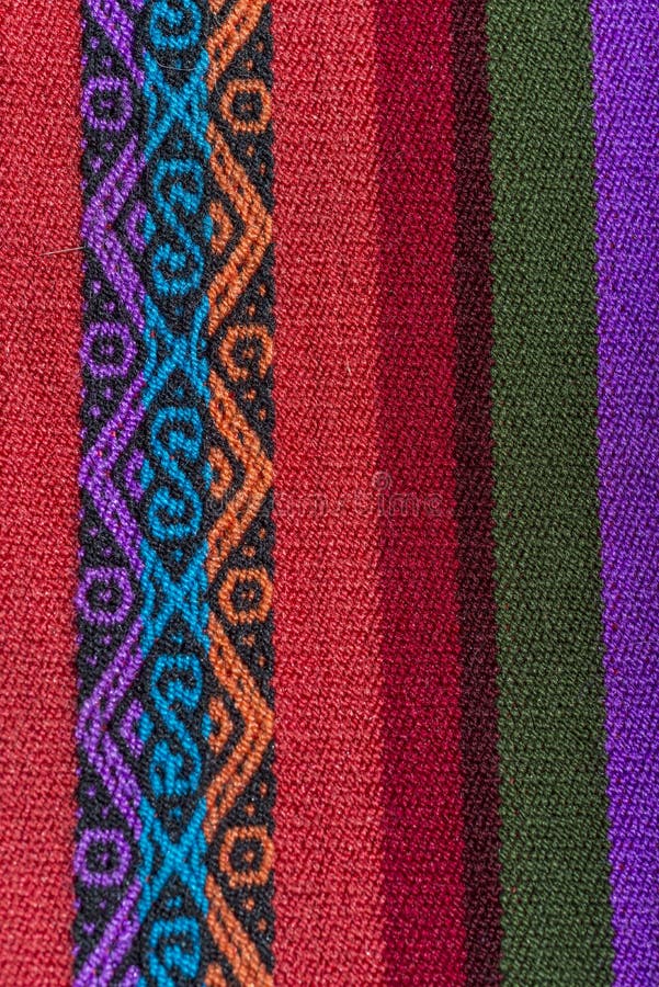 Aguayo andean loom royalty free stock images