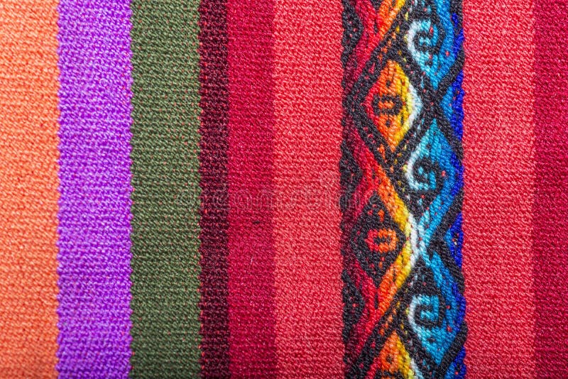 Aguayo andean loom royalty free stock images