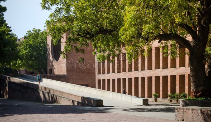 Ahmedabad, India - December 26, 2014: Asian College students at Indian Institute of Management Ahmedabad