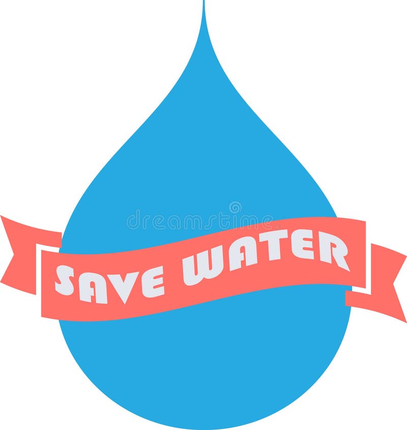 Ahorre el agua potable potable del agua potable libre illustration Ahorre el agua potable potable del agua potable libre illustration
