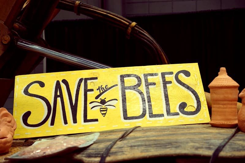 ¡Ahorre las abejas! foto de archivo ¡Ahorre las abejas! foto de archivo