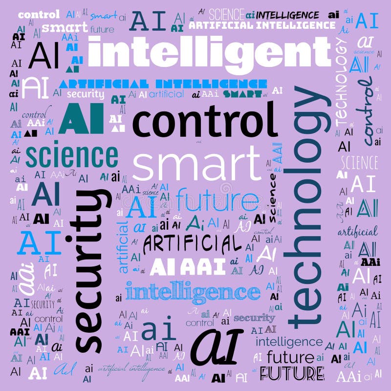 AI Artificial Intelligence Word Cloud Use for Banner, Painting, Motivation,  Web-page, Website Background, T-shirt & Shirt Stock Illustration -  Illustration of logic, perception: 162925236