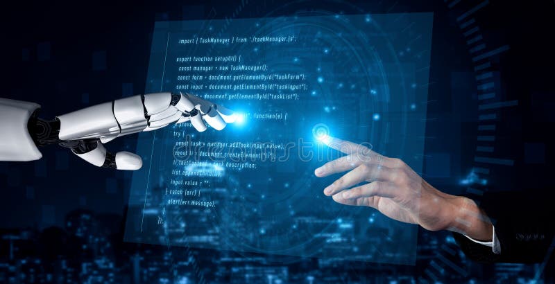 AI-Assisted Code Development for Web Task Management Vouch stock image