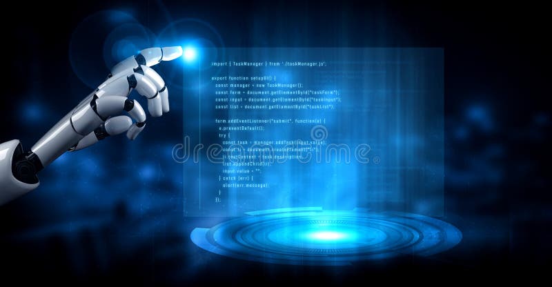 AI-Assisted Code Development for Web Task Management Vouch vector illustration