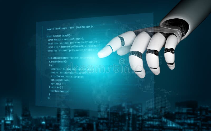 AI-Assisted Code Development for Web Task Management Vouch royalty free stock images