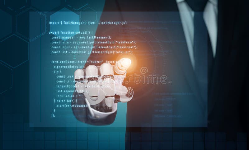 AI-Assisted Code Development for Web Task Management Vouch stock images
