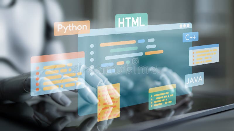 AI-Assisted Programming with Smart Coding Interfaces Latch stock photo
