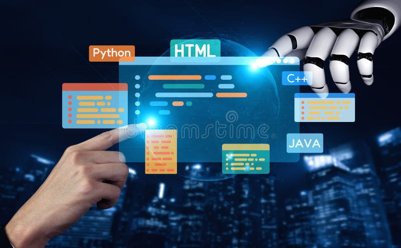 AI-Assisted Programming with Smart Coding Interfaces Vouch stock photos