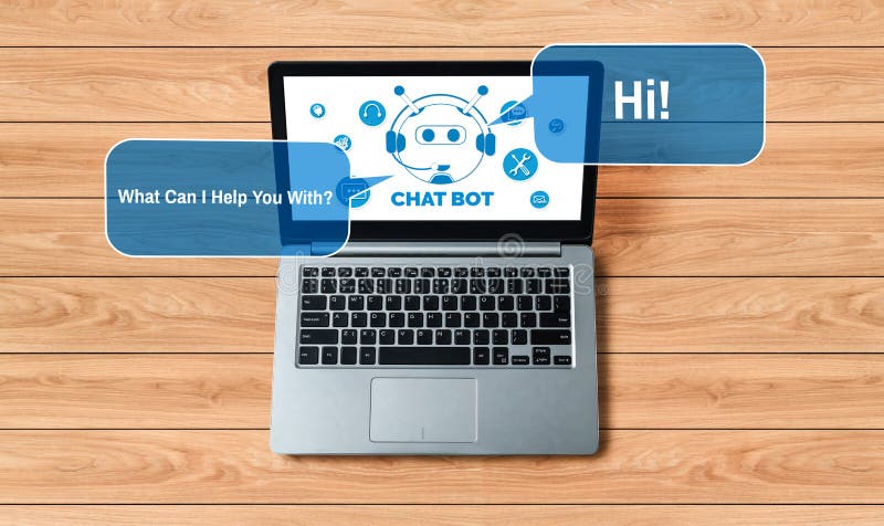 Ai chatbot concetto di applicazione di servizio di clienti digitali intelligenti. fotografia stock