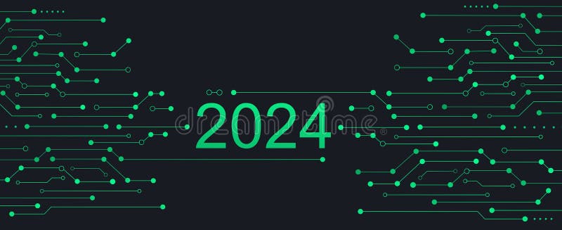AI digital technology with connected dots and lines. Artificial intelligence concept, internet networks, big data. Vector illustration