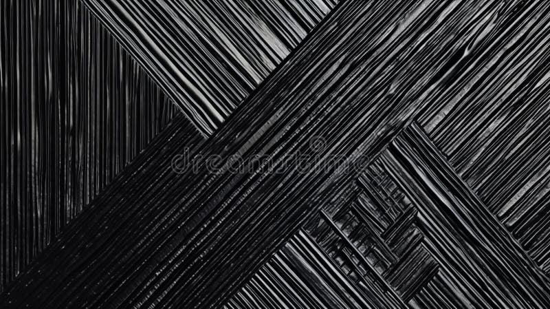 AI-generated abstract black textured pattern with diagonal lines royalty free illustration
