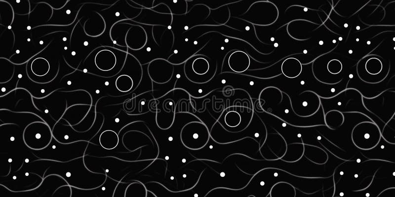 Abstract Black and White Pattern vector illustration