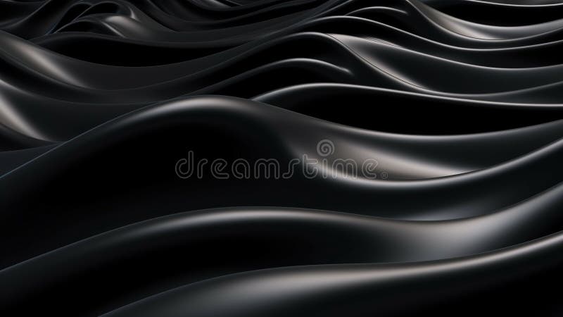 AI Generated Black Metallic Wallpaper Stock Illustration - Illustration