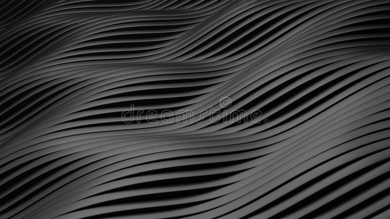 Abstract Black Wave Background stock photography