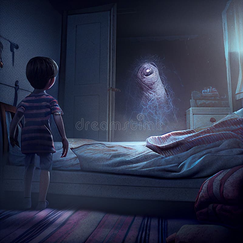 Night Monster In The Room Royalty Free SVG, Cliparts, Vectors, and Stock  Illustration. Image 116225329.