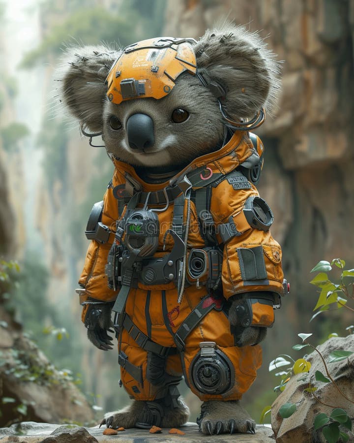 ai-generated-illustration-rusty-robotic-koala-figure-ai-generated-illustration-rusty-robotic-koala-figure-308673120.jpg