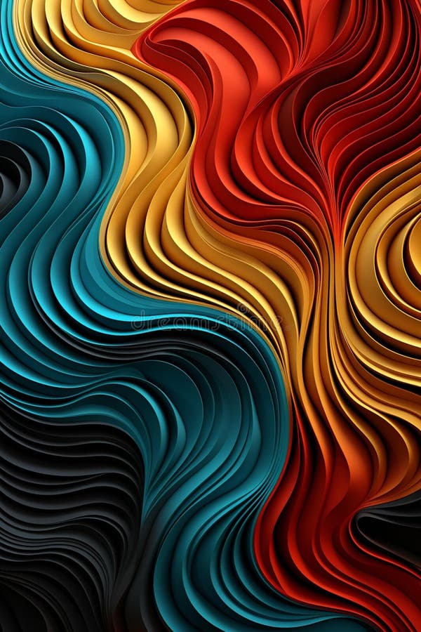 Ai generat ilustrarea modelelor vibrante ca fundal stock illustration