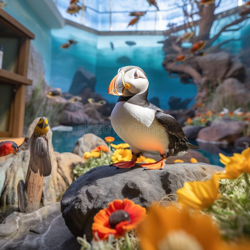 Horned Puffin, Online Learning Center