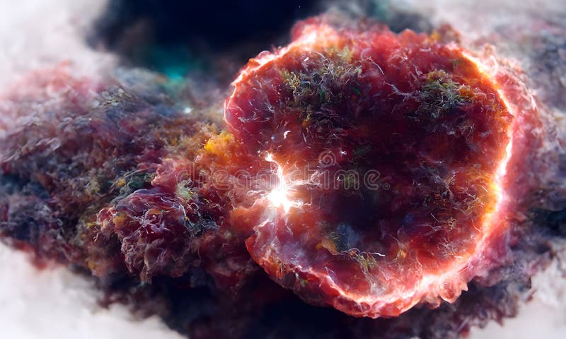 Abstract Fractal Stalwart Background stock photo