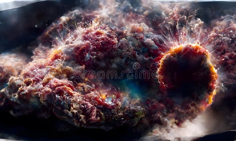 Abstract Fractal Stalwart Background stock image