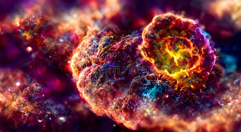 Abstract Fractal Stalwart Background vector illustration