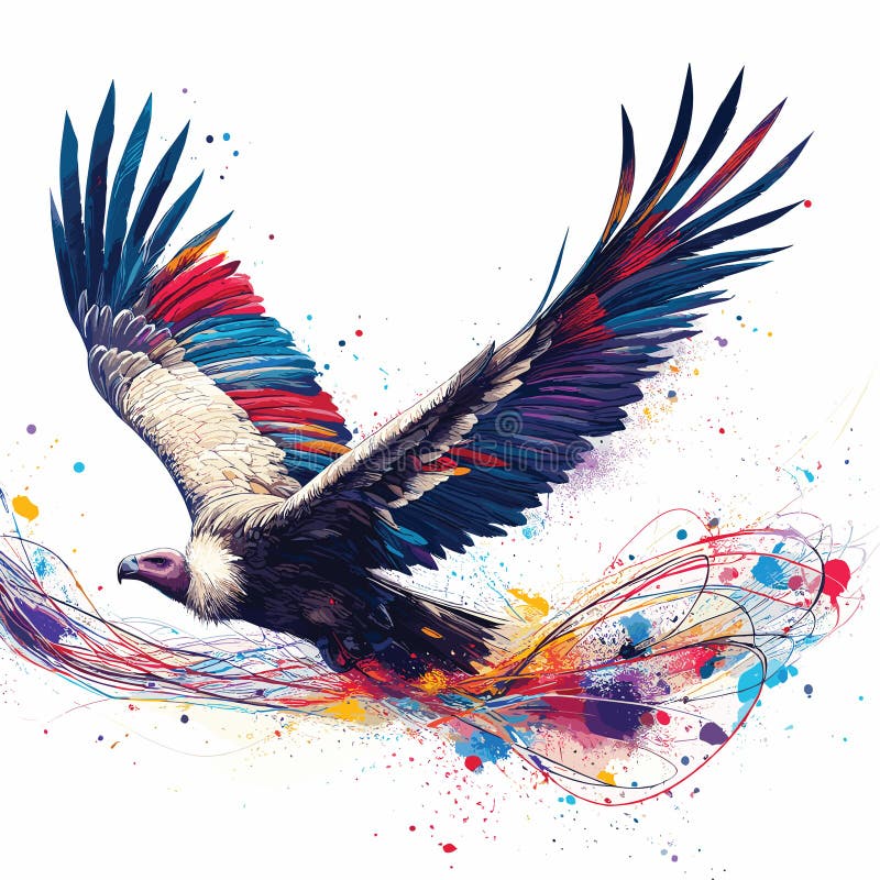 Condor - Wings of Majesty - AI-production Stock Vector - Illustration of  digital, large: 302435236