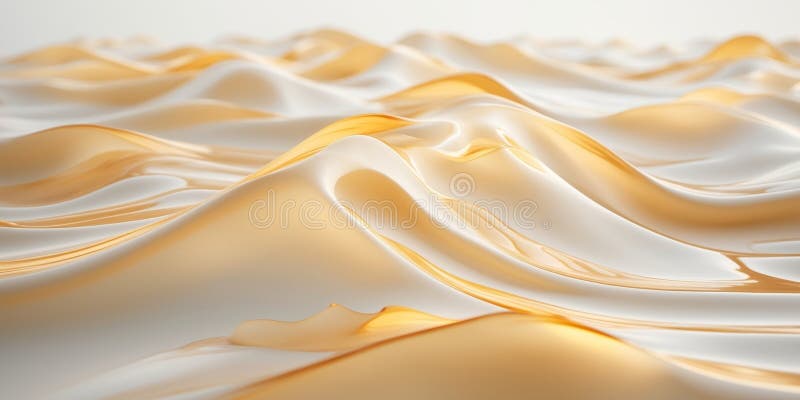 Mesmerizing Golden Waves of Liquid Serenity stock photos