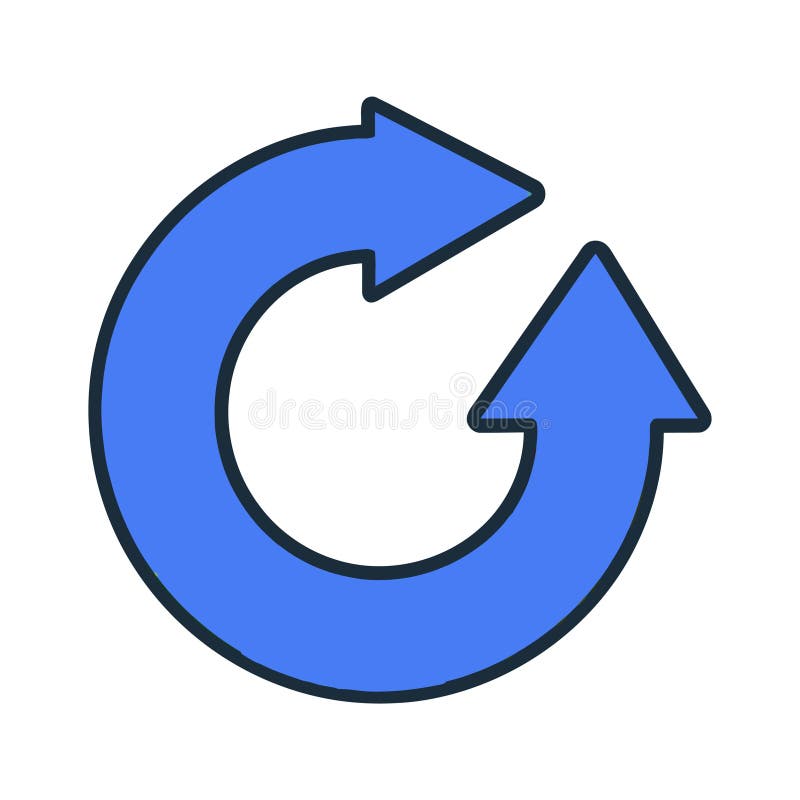 Reload icon, refresh icon vector. vector illustration.