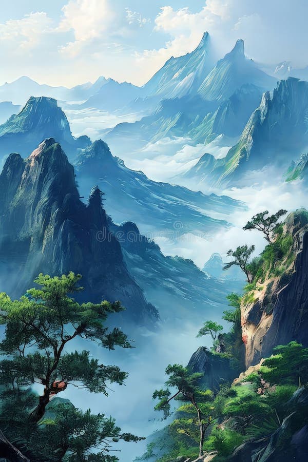 The AI Generative. Beautiful Green Amazon