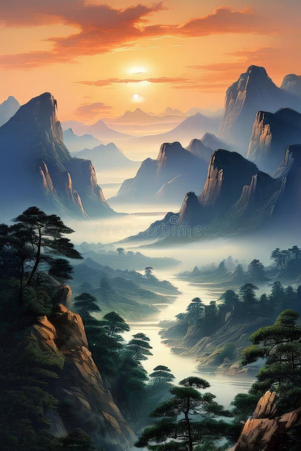 The AI Generative. Beautiful Green Amazon