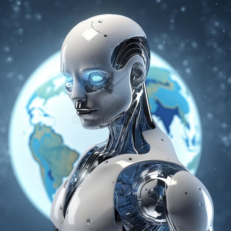 Ai Humanoid Robot Artificial Intelligence Or Machine Generative Ai Ai Humanoid Robot Artificial Intelligence Or Machine Generative Ai