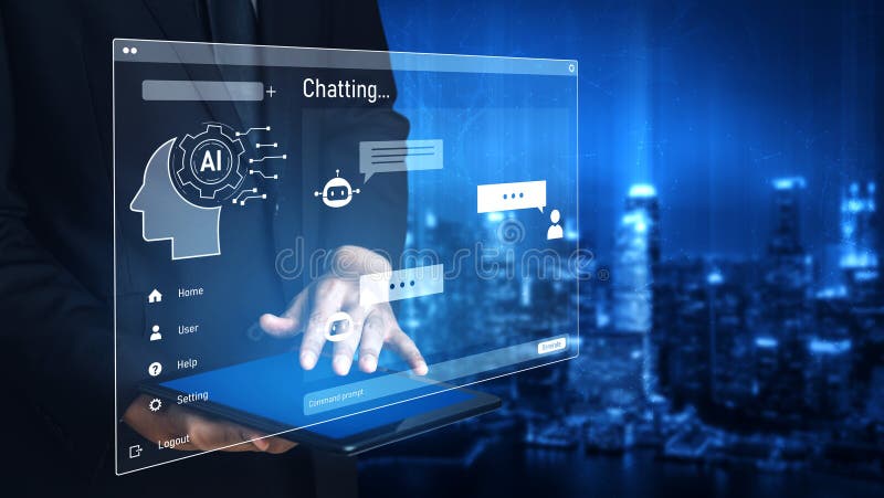 AI image generator interface enables image, AI, and generator process by converting user prompt into visual content using intelligent algorithms Vouch. Intelligent algorithms stock images, royalty-free photos and pictures
