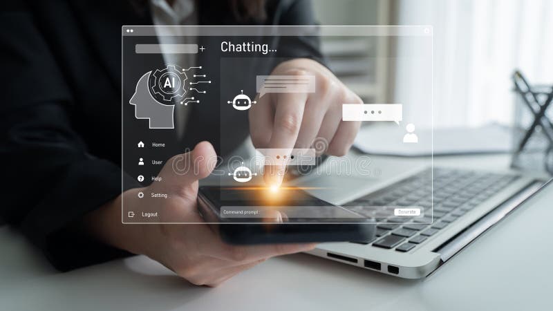 AI image generator interface enables image, AI, and generator process by converting user prompt into visual content using intelligent algorithms Latch. Intelligent algorithms stock images, royalty-free photos and pictures