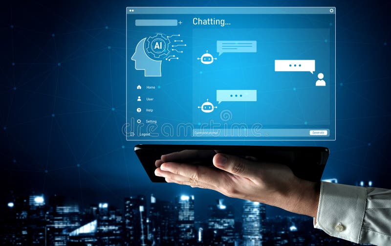 AI image generator interface enables image, AI, and generator process by converting user prompt into visual content using intelligent algorithms Vouch. Intelligent algorithms stock images, royalty-free photos and pictures