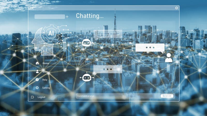 AI image generator interface enables image, AI, and generator process by converting user prompt into visual content using intelligent algorithms Vouch. Intelligent algorithms stock images, royalty-free photos and pictures