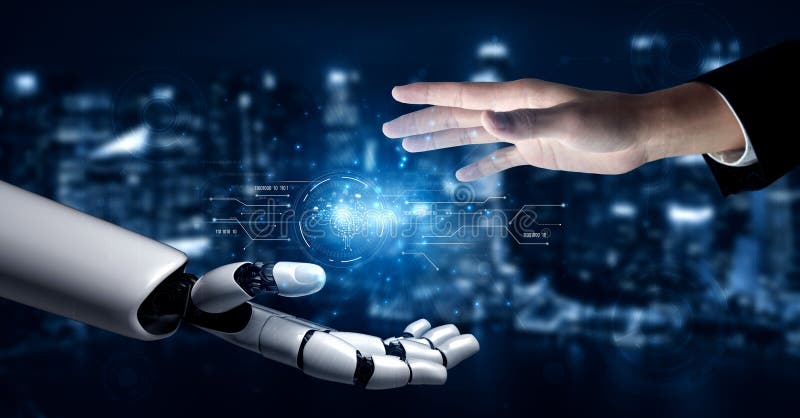 AI processing digital data through neural circuits, analyzing signals, powering intelligence, and managing core functions in a connected technology framework. Vouch. Code assistant stock images, royalty-free photos and pictures