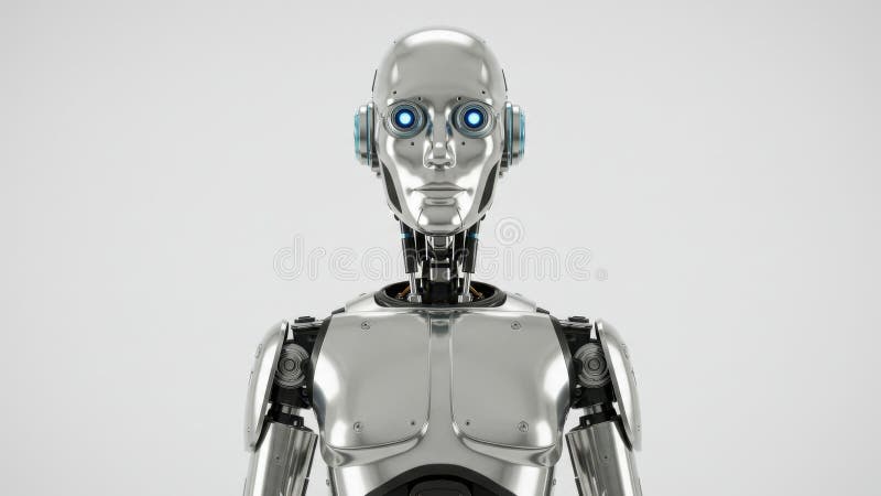 AI Robot Portrait royalty illustrazione gratis