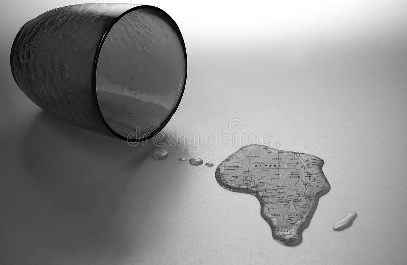 Aidez l'Afrique photo stock