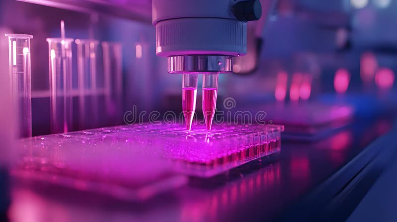 AIGenerated Lab Experiment royalty free stock images